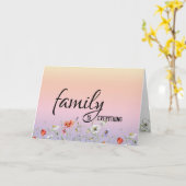 Carte Anniversaire Pour Belle-Fille Avec Frontière Flora (Fleur jaune)