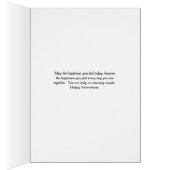 Carte Anniversaire pour Coeurs Tante & Maris (Intérieur (Droit))