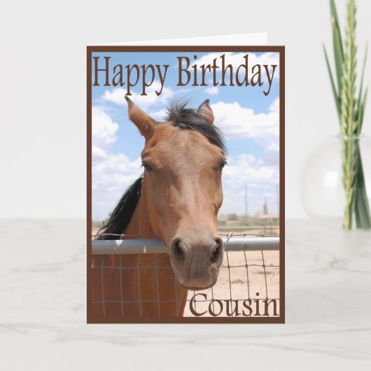 Carte Anniversaire Pour Cousin (Devant)