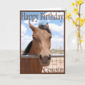 Carte Anniversaire Pour Cousin (Fleur jaune)