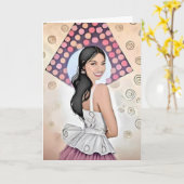 Carte Anniversaire Pour Elle (Fleur jaune)