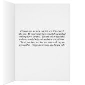 Carte Anniversaire pour Femme, Petite Église (Intérieur (Droit))