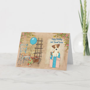 Carte anniversaire pour Jack Russell Terrier