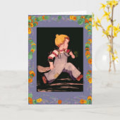 Carte Anniversaire pour jeune garçon (Fleur jaune)