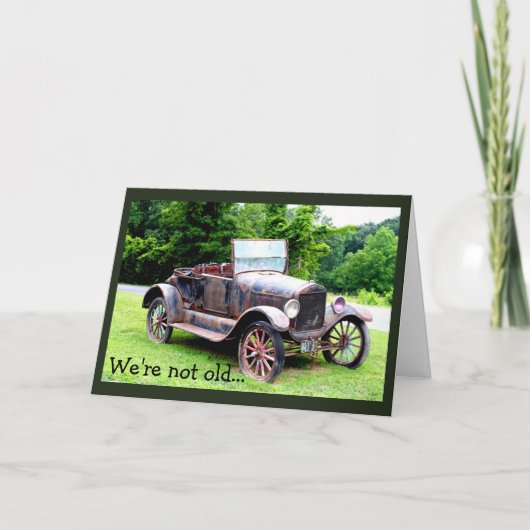 Carte Anniversaire pour les Millenials qui vieillissent (Devant)