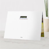 Carte Anniversaire Pour Lui, Big Cat Yawning Card (Dos)