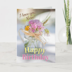 Carte Anniversaire pour Maman, Bienheureuse et Bible Ver