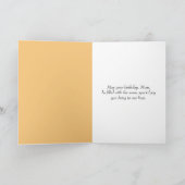 Carte Anniversaire pour Maman Éléphant Avec Bébé (Intérieur)