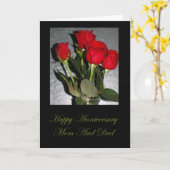 Carte Anniversaire Pour Maman Et Papa (Fleur jaune)