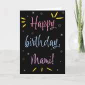 Carte anniversaire pour Mami (Devant)