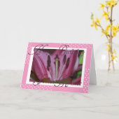 Carte Anniversaire Pour Mère Foster (Fleur jaune)