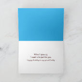Carte Anniversaire pour Papa (Intérieur)