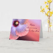 Carte Anniversaire pour papa et Step Maman (Fleur jaune)