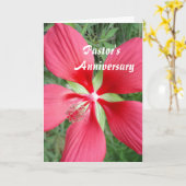 Carte Anniversaire pour Pasteur (Fleur jaune)