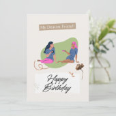 Carte anniversaire pour un ami (Debout devant)