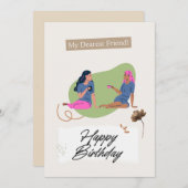 Carte anniversaire pour un ami (Devant / Derrière)