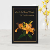 Carte Anniversaire Pour Un Couple Spécial (Fleur jaune)