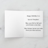 Carte anniversaire pour une fille (Intérieur)