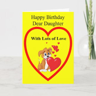 Carte anniversaire pour une fille