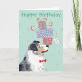 Carte Anniversaire présente Aussie (Devant)