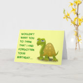 Carte Anniversaire - PROCRASTINATE (Fleur jaune)