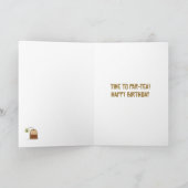 Carte Anniversaire Puns-Thé Anniversaire (Intérieur)