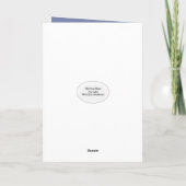 Carte Anniversaire Purple Iris (Dos)