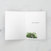 Carte Anniversaire Purr-fect Chat et Collage Feuille (Intérieur)