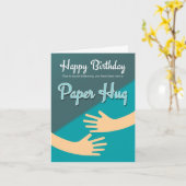 Carte Anniversaire Quarantine coronaviris, Papier (Fleur jaune)