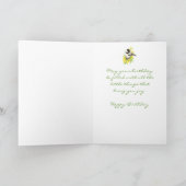 Carte Anniversaire quelqu'un oiseau spécial de tournesol (Intérieur)