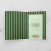 Carte Anniversaire, Quelqu'un Peonies roses spéciales/ré (Intérieur)