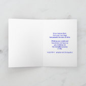 CARTE ANNIVERSAIRE - QUESTIONNAIRE DE MARIAGE - (Intérieur)