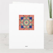 Carte Anniversaire Quilter (Dos)