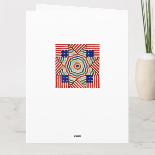 Carte Anniversaire Quilter (Dos)