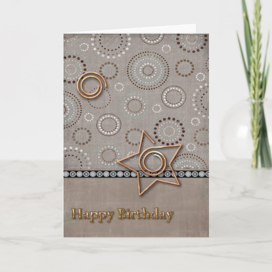 Carte Anniversaire radical (Devant)