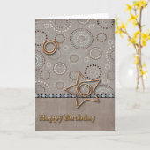Carte Anniversaire radical (Fleur jaune)