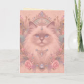 Carte Anniversaire Ragdoll Souhaitez-vous une jour (Dos)