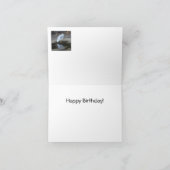 Carte Anniversaire - Réflexions de goélands (Intérieur)