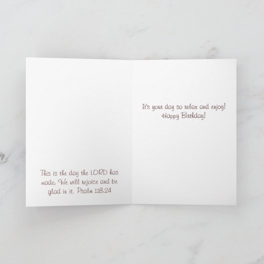 Carte Anniversaire Relax (Intérieur)