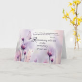 Carte Anniversaire religieux des fleurs perdues Papillon (Fleur jaune)