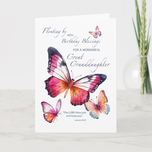 Carte Anniversaire Religieux Grande-Petite-Fille (Devant)