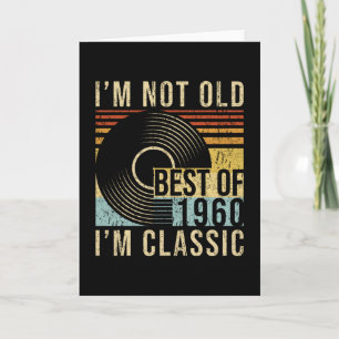 Carte Anniversaire Rétro Best Of 1960