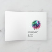 Carte Anniversaire rétro Disco Macarons (Intérieur)