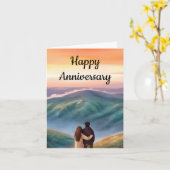 Carte Anniversaire romantique des couples (Fleur jaune)