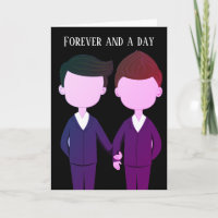 Anniversaire romantique Mariage Hommes gais Couple