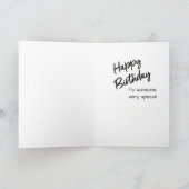 Carte Anniversaire Rose Angel (Intérieur)