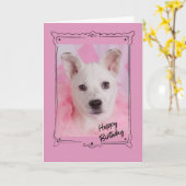 Carte Anniversaire Rose Angel (Fleur jaune)