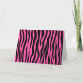 Carte Anniversaire rose chaud (Dos)