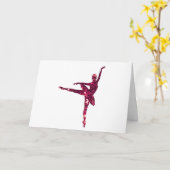 Carte Anniversaire rose étincelante (Fleur jaune)