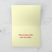 Carte Anniversaire Rose rayé (Intérieur)